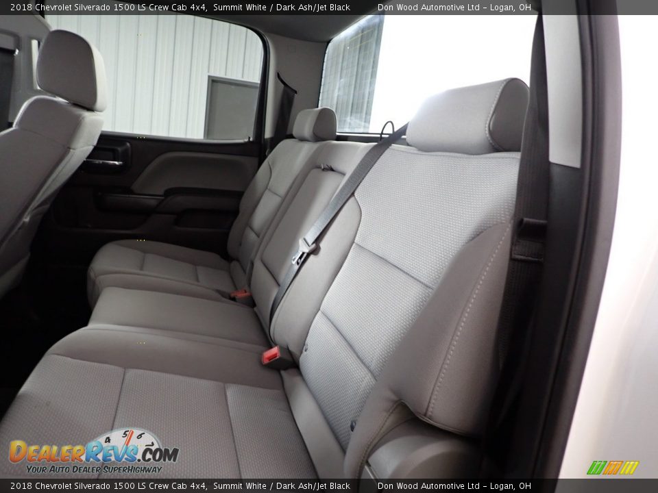 2018 Chevrolet Silverado 1500 LS Crew Cab 4x4 Summit White / Dark Ash/Jet Black Photo #22