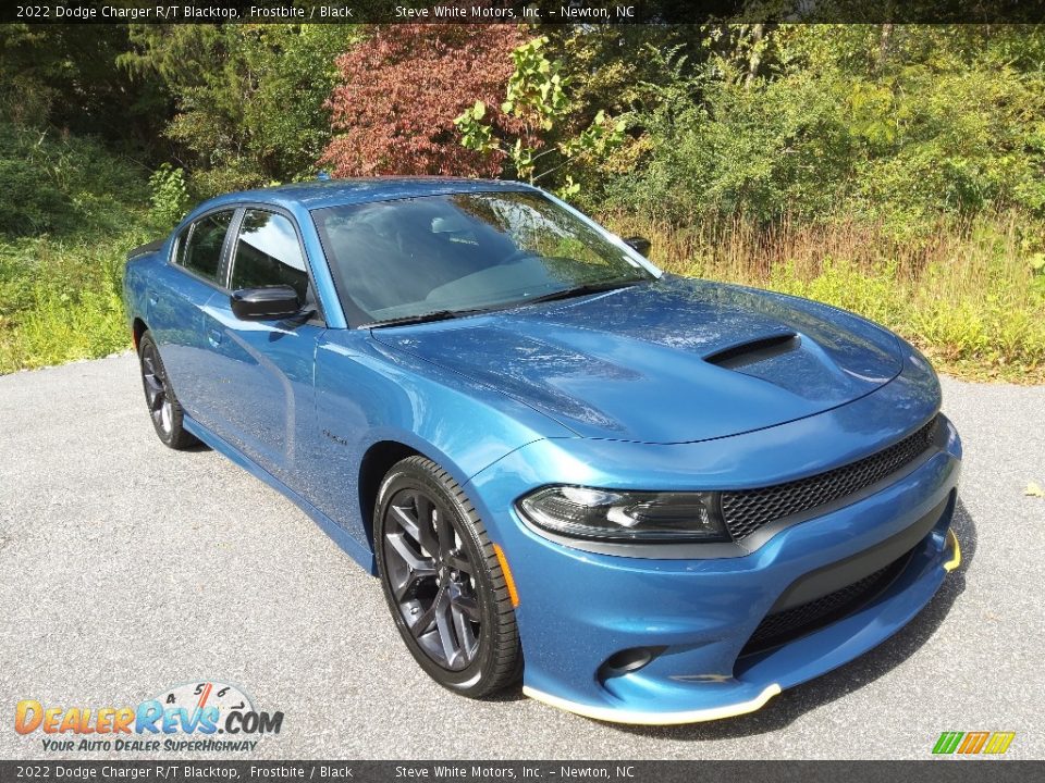 2022 Dodge Charger R/T Blacktop Frostbite / Black Photo #4