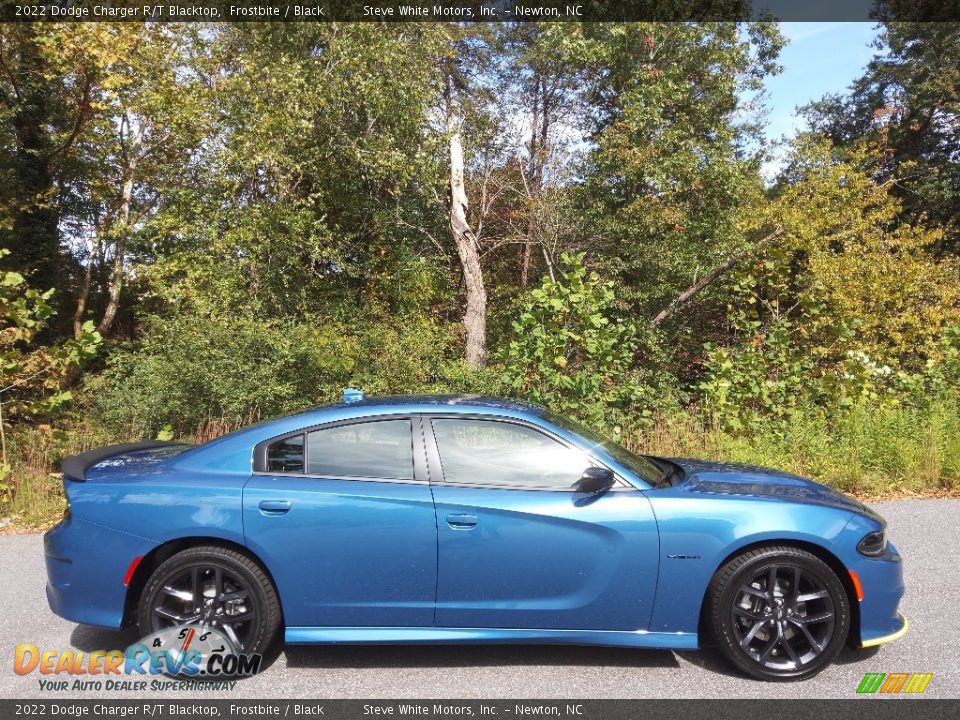 2022 Dodge Charger R/T Blacktop Frostbite / Black Photo #5