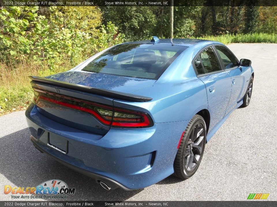 2022 Dodge Charger R/T Blacktop Frostbite / Black Photo #6