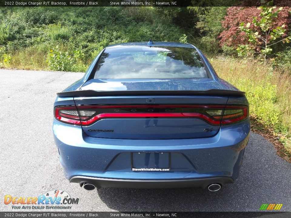 2022 Dodge Charger R/T Blacktop Frostbite / Black Photo #7