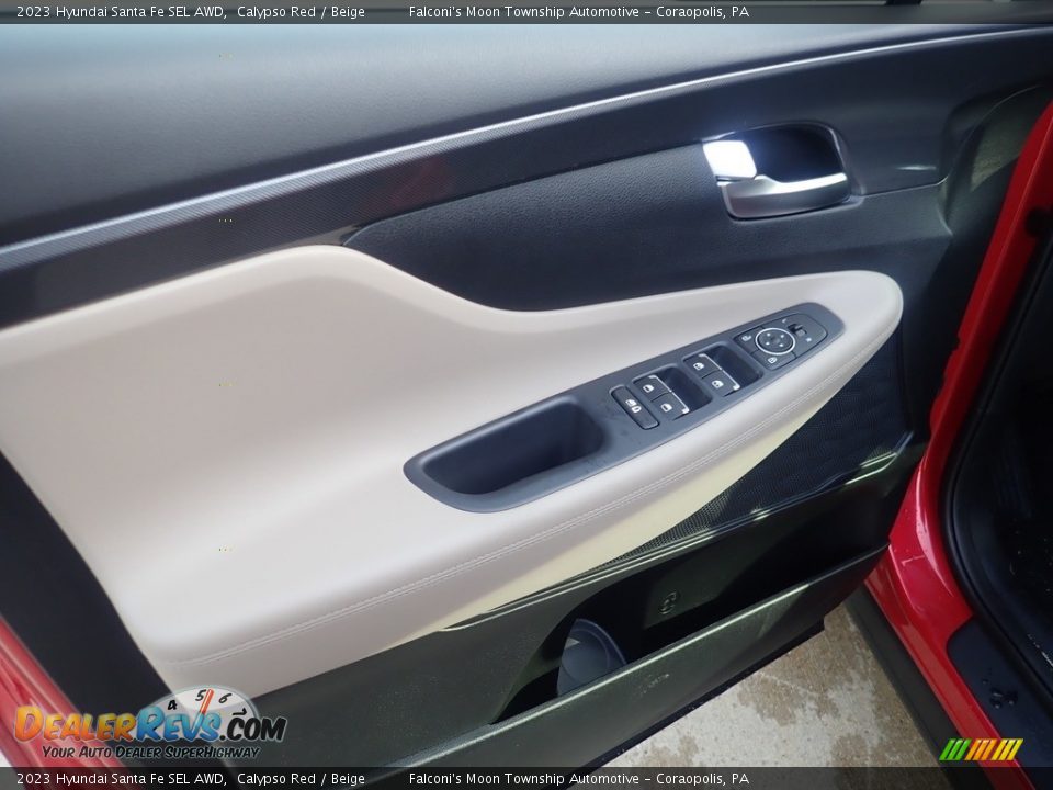 2023 Hyundai Santa Fe SEL AWD Calypso Red / Beige Photo #14