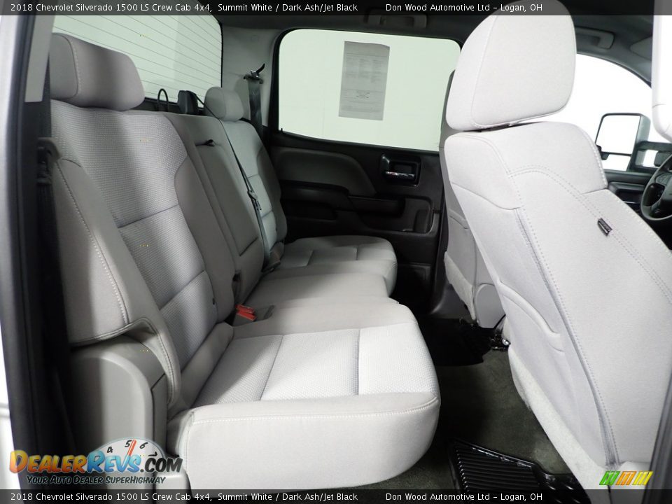 2018 Chevrolet Silverado 1500 LS Crew Cab 4x4 Summit White / Dark Ash/Jet Black Photo #27