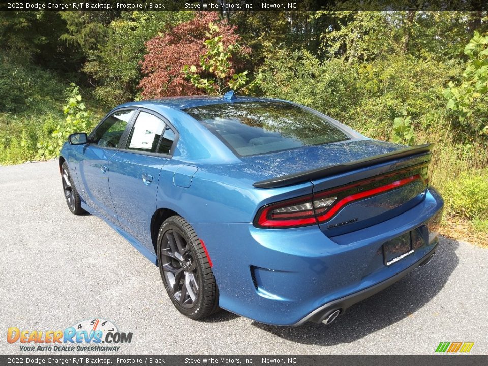 2022 Dodge Charger R/T Blacktop Frostbite / Black Photo #8