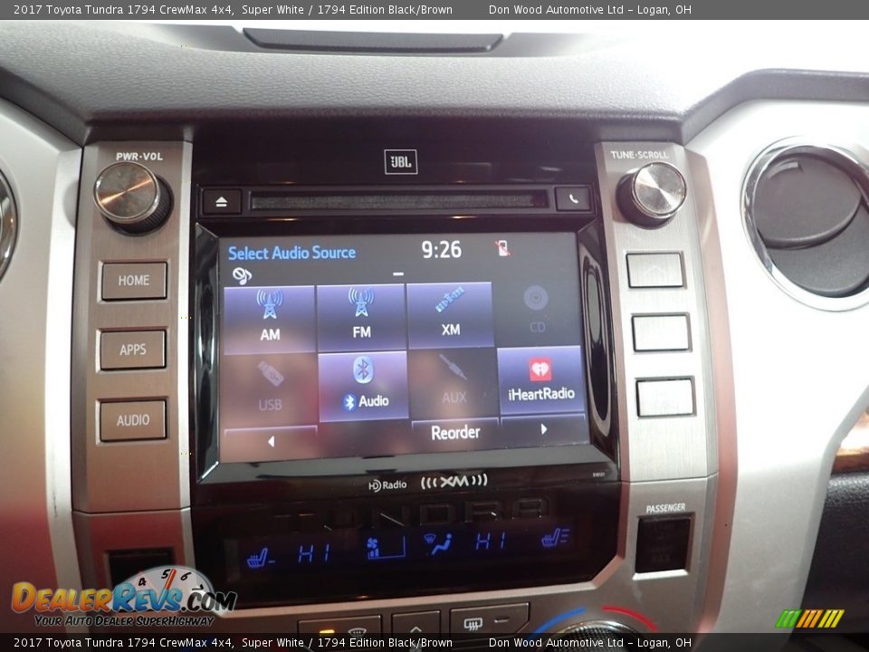 2017 Toyota Tundra 1794 CrewMax 4x4 Super White / 1794 Edition Black/Brown Photo #2