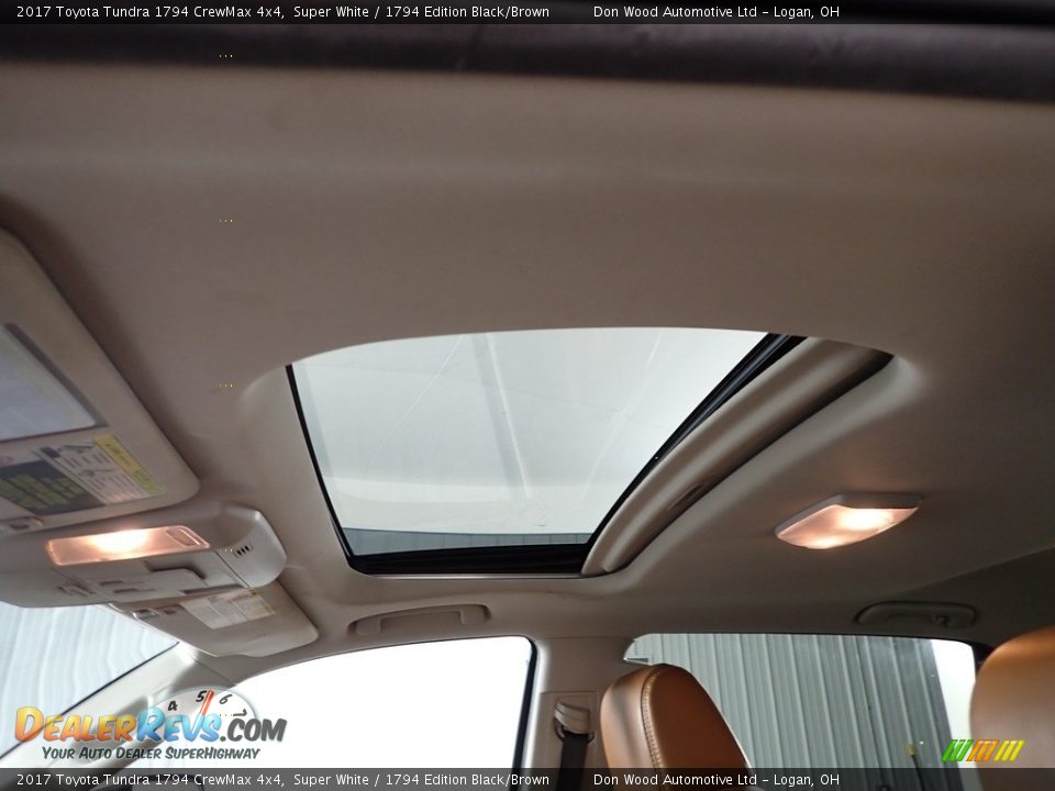 2017 Toyota Tundra 1794 CrewMax 4x4 Super White / 1794 Edition Black/Brown Photo #4
