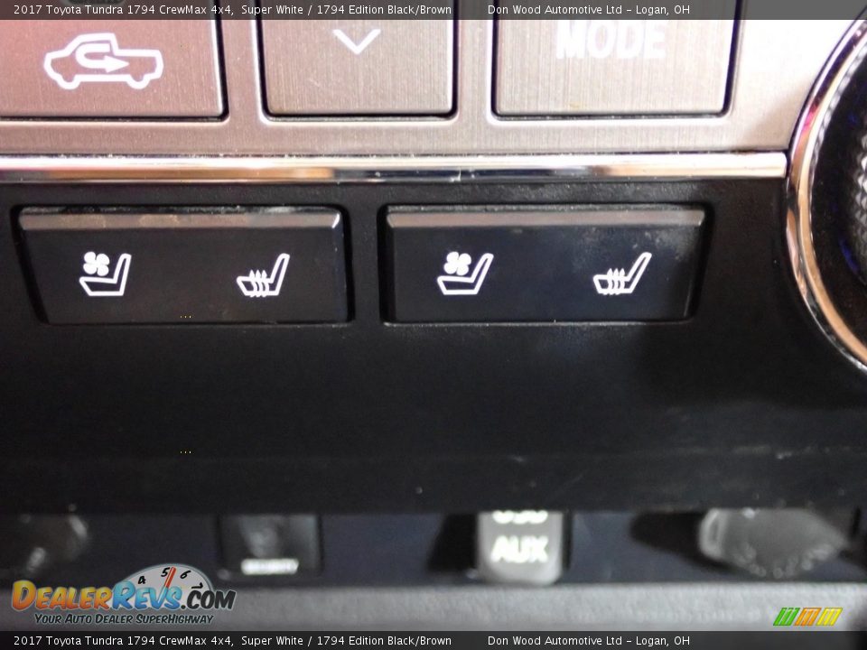 2017 Toyota Tundra 1794 CrewMax 4x4 Super White / 1794 Edition Black/Brown Photo #5