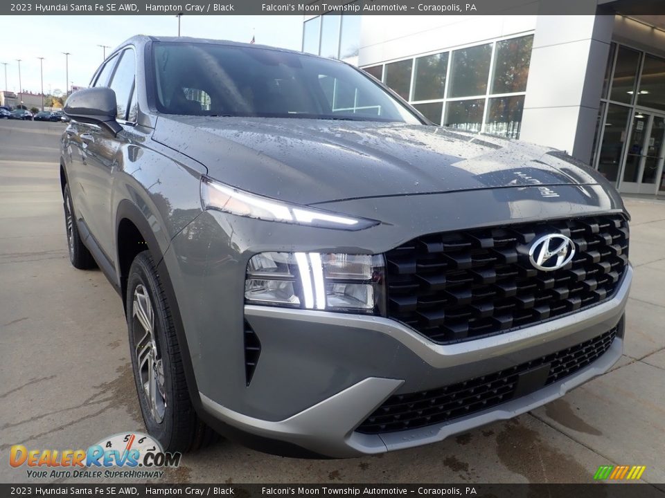 2023 Hyundai Santa Fe SE AWD Hampton Gray / Black Photo #9