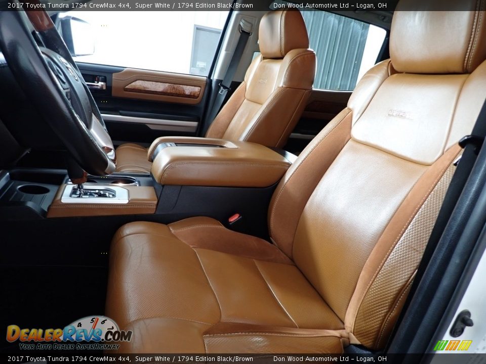 2017 Toyota Tundra 1794 CrewMax 4x4 Super White / 1794 Edition Black/Brown Photo #16