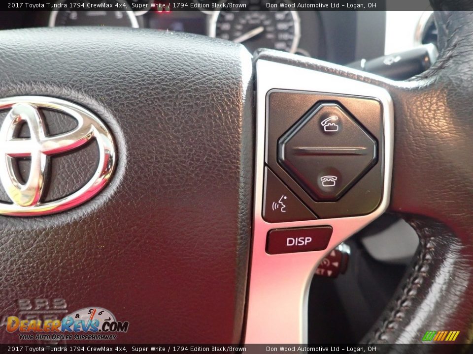 2017 Toyota Tundra 1794 CrewMax 4x4 Super White / 1794 Edition Black/Brown Photo #19