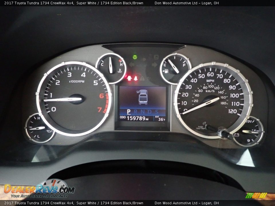 2017 Toyota Tundra 1794 CrewMax 4x4 Super White / 1794 Edition Black/Brown Photo #20