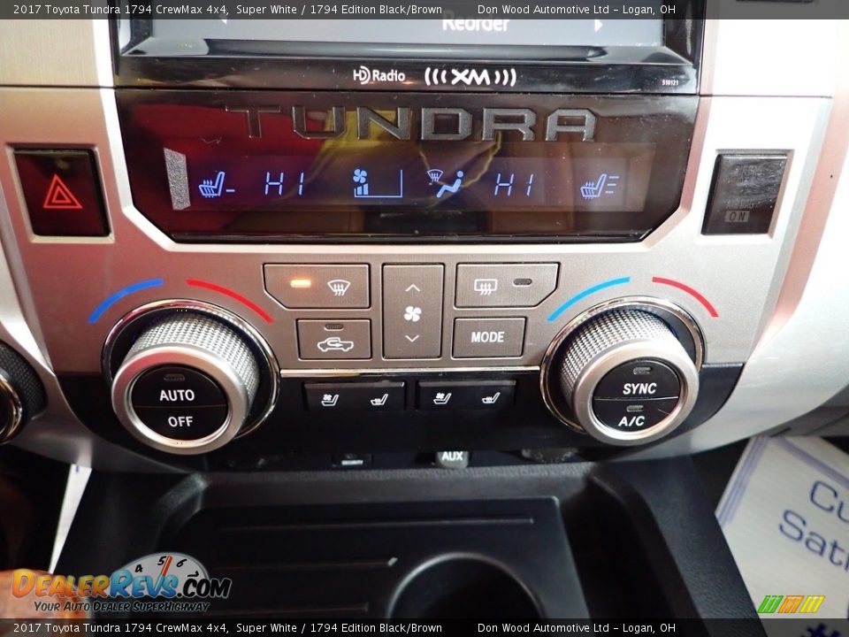 2017 Toyota Tundra 1794 CrewMax 4x4 Super White / 1794 Edition Black/Brown Photo #21