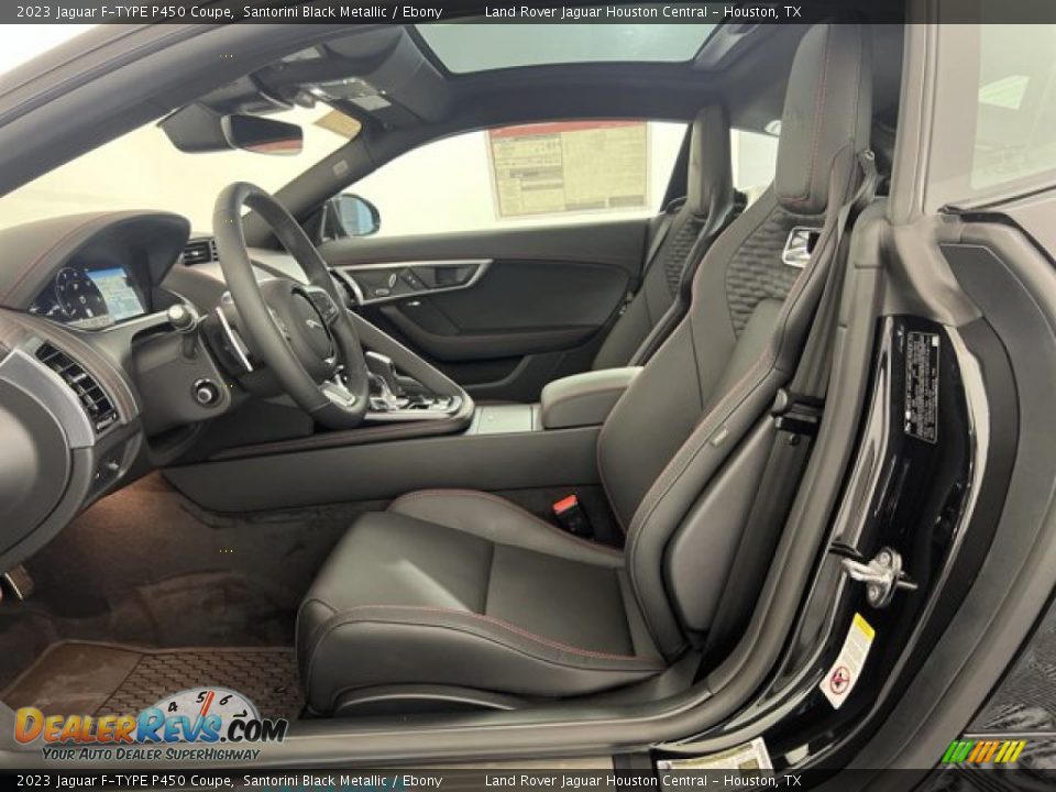 Ebony Interior - 2023 Jaguar F-TYPE P450 Coupe Photo #5