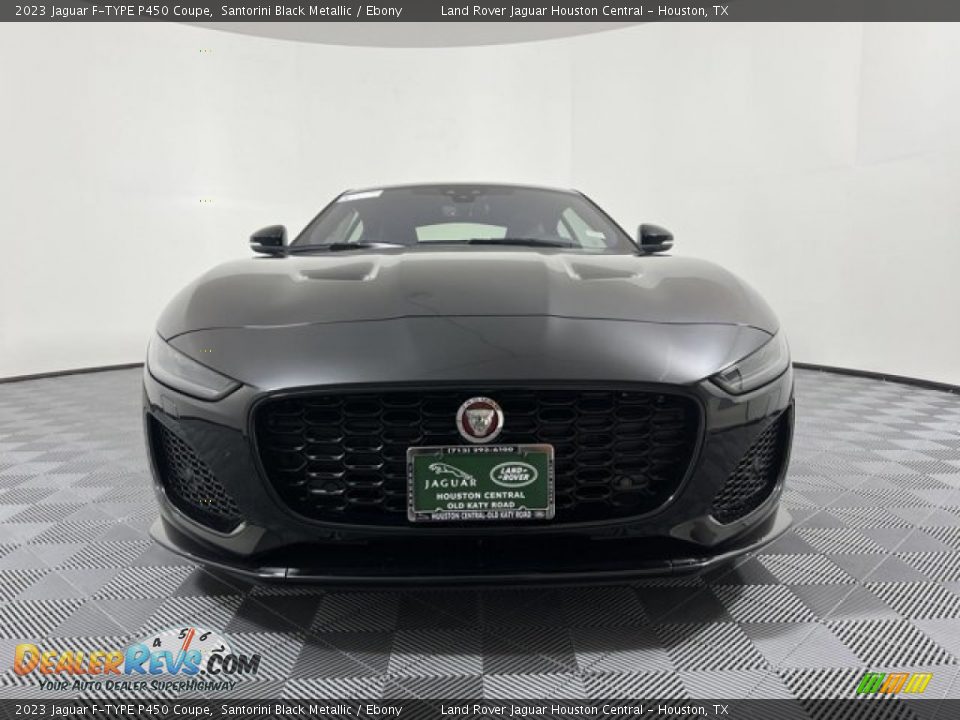 2023 Jaguar F-TYPE P450 Coupe Santorini Black Metallic / Ebony Photo #8