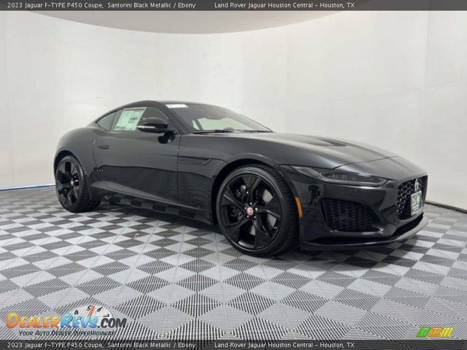 Santorini Black Metallic 2023 Jaguar F-TYPE P450 Coupe Photo #12