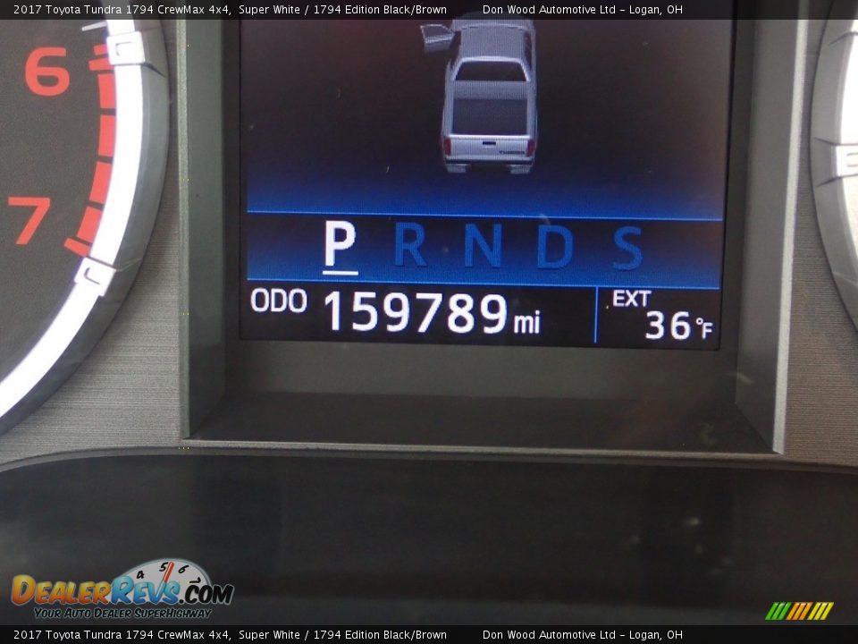 2017 Toyota Tundra 1794 CrewMax 4x4 Super White / 1794 Edition Black/Brown Photo #34