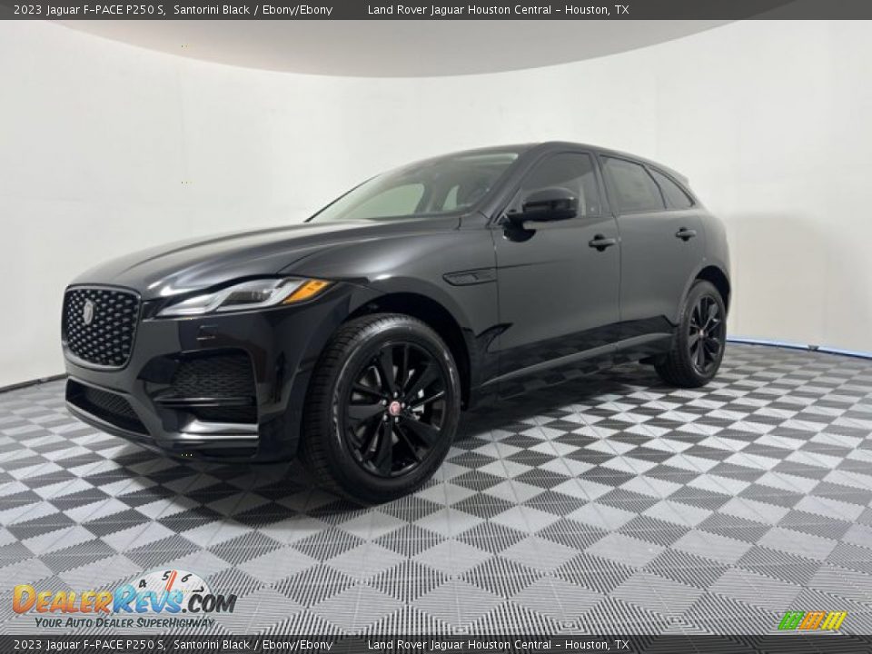 2023 Jaguar F-PACE P250 S Santorini Black / Ebony/Ebony Photo #1