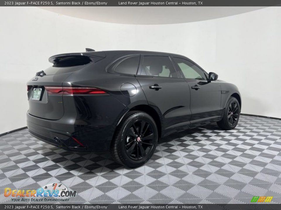 2023 Jaguar F-PACE P250 S Santorini Black / Ebony/Ebony Photo #2