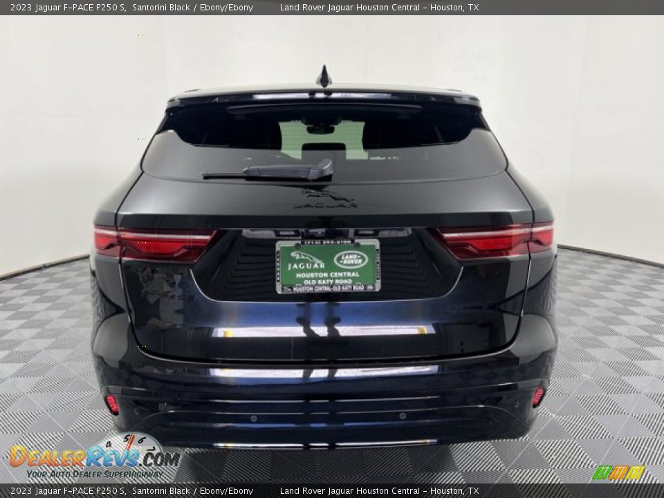 2023 Jaguar F-PACE P250 S Santorini Black / Ebony/Ebony Photo #7