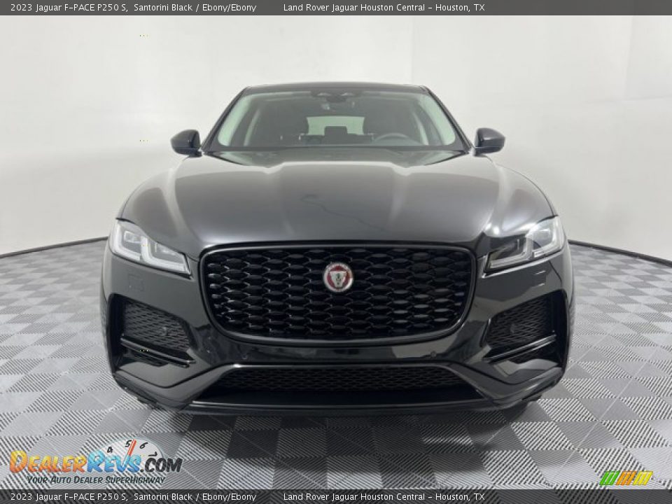 2023 Jaguar F-PACE P250 S Santorini Black / Ebony/Ebony Photo #8