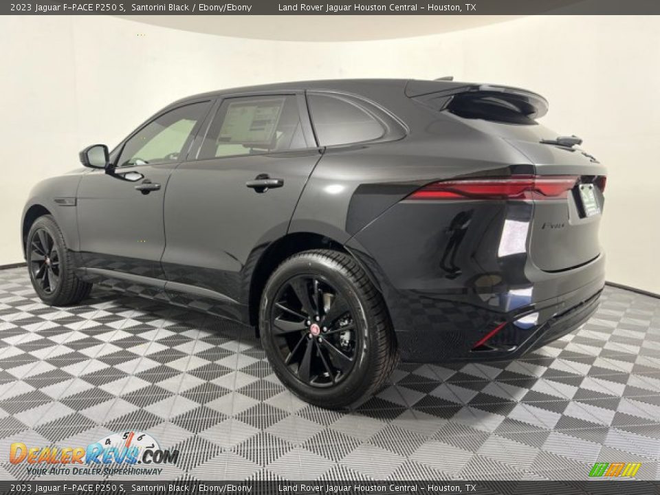 2023 Jaguar F-PACE P250 S Santorini Black / Ebony/Ebony Photo #10