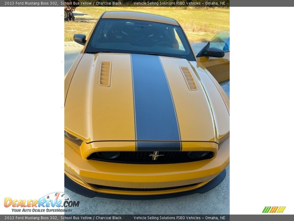 2013 Ford Mustang Boss 302 School Bus Yellow / Charcoal Black Photo #1