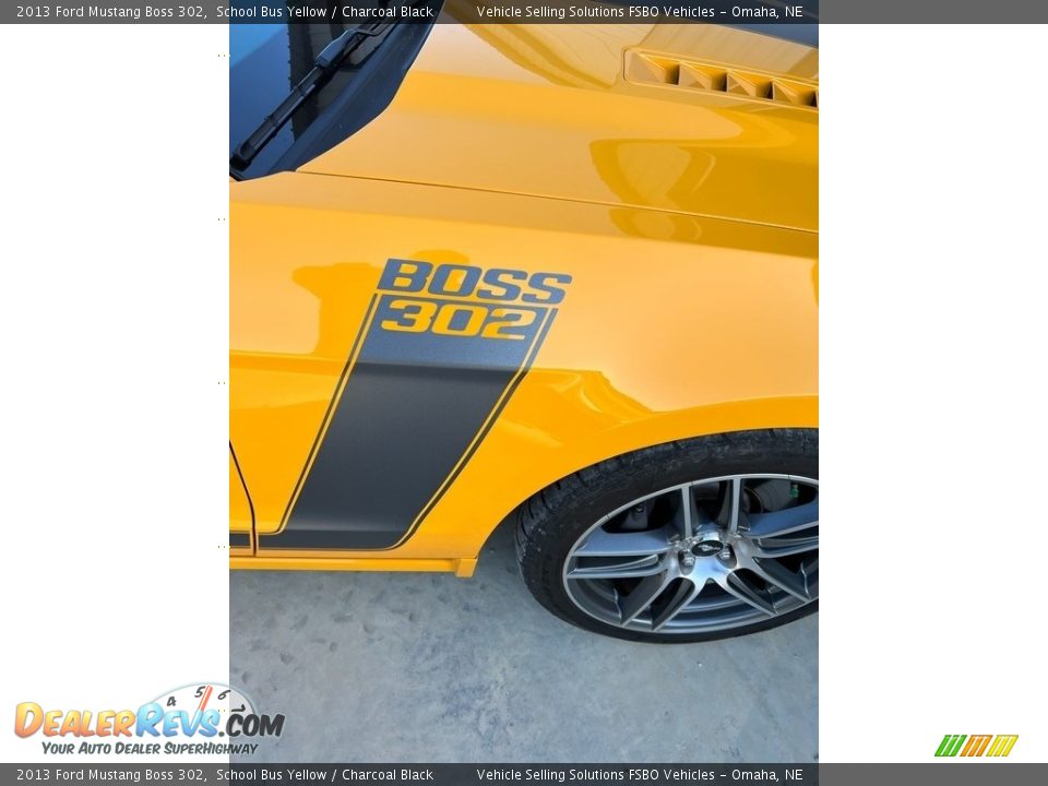 2013 Ford Mustang Boss 302 School Bus Yellow / Charcoal Black Photo #6