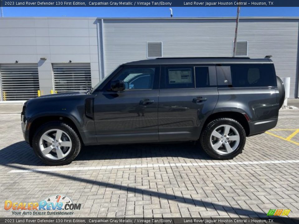 2023 Land Rover Defender 130 First Edition Carpathian Gray Metallic / Vintage Tan/Ebony Photo #2