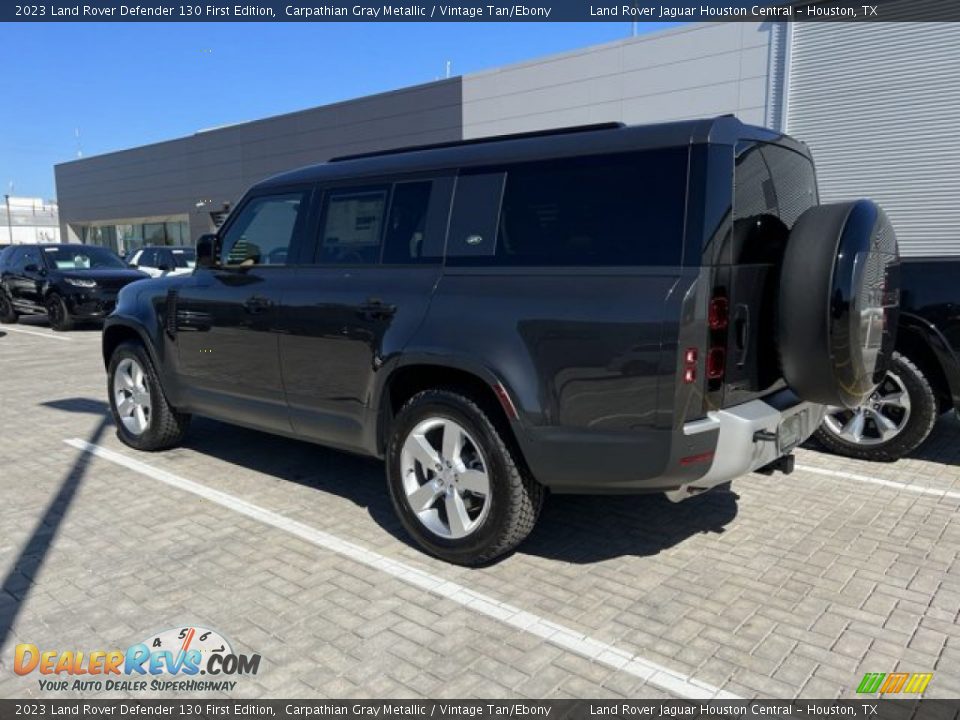 2023 Land Rover Defender 130 First Edition Carpathian Gray Metallic / Vintage Tan/Ebony Photo #3