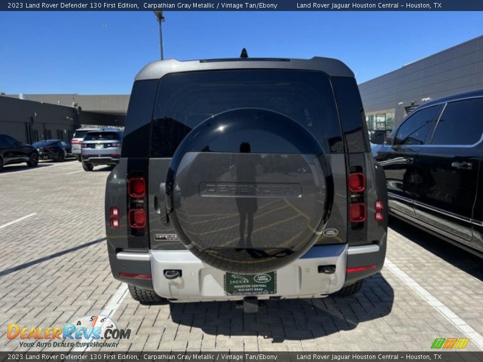 2023 Land Rover Defender 130 First Edition Carpathian Gray Metallic / Vintage Tan/Ebony Photo #4