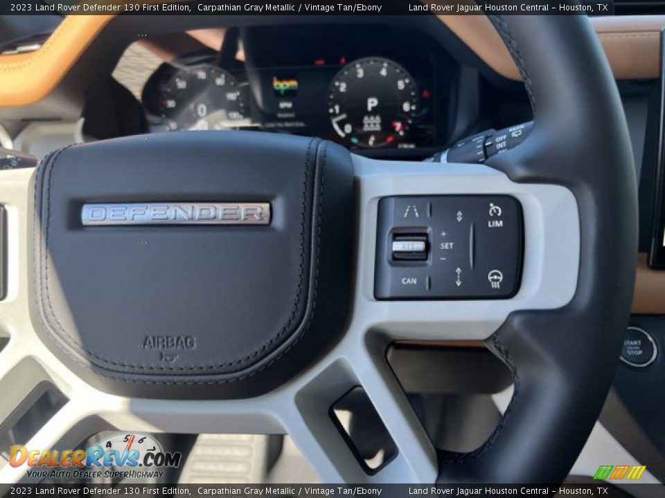 2023 Land Rover Defender 130 First Edition Carpathian Gray Metallic / Vintage Tan/Ebony Photo #10