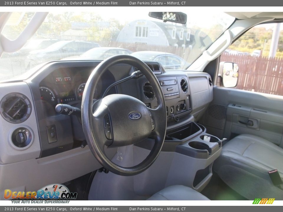2013 Ford E Series Van E250 Cargo Oxford White / Medium Flint Photo #10