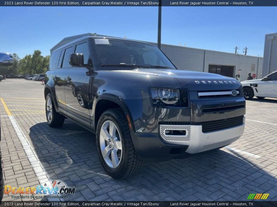 2023 Land Rover Defender 130 First Edition Carpathian Gray Metallic / Vintage Tan/Ebony Photo #22