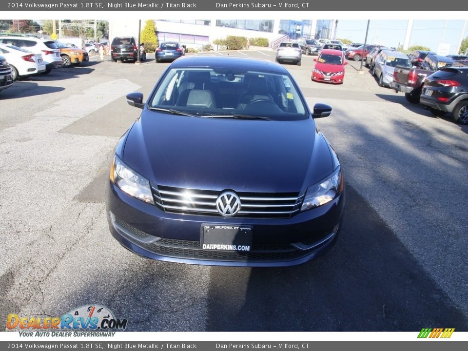 2014 Volkswagen Passat 1.8T SE Night Blue Metallic / Titan Black Photo #2