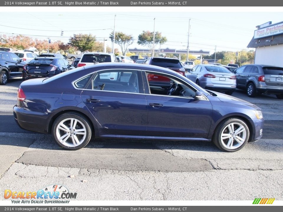 Night Blue Metallic 2014 Volkswagen Passat 1.8T SE Photo #4