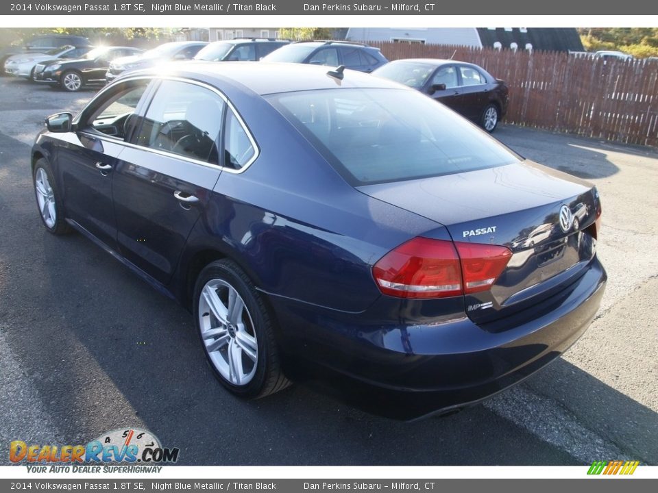 Night Blue Metallic 2014 Volkswagen Passat 1.8T SE Photo #7