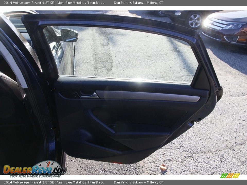 2014 Volkswagen Passat 1.8T SE Night Blue Metallic / Titan Black Photo #15