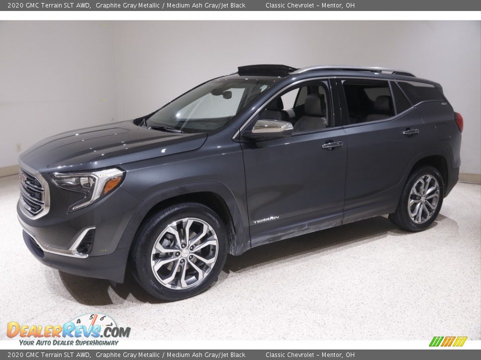 2020 GMC Terrain SLT AWD Graphite Gray Metallic / Medium Ash Gray/Jet Black Photo #3