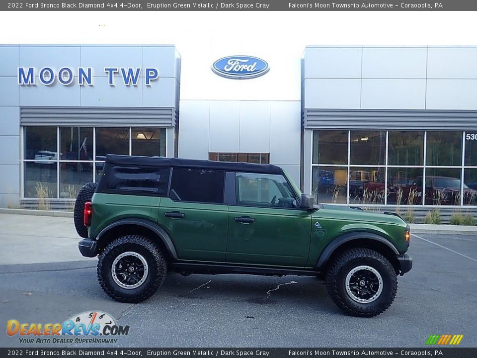 2022 Ford Bronco Black Diamond 4x4 4-Door Eruption Green Metallic / Dark Space Gray Photo #1