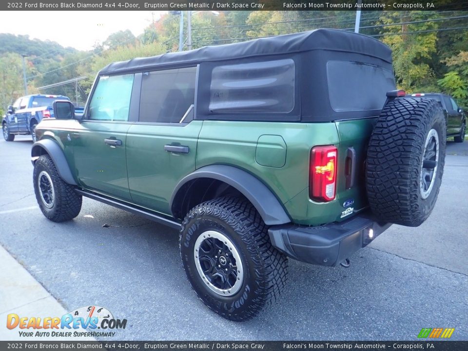 2022 Ford Bronco Black Diamond 4x4 4-Door Eruption Green Metallic / Dark Space Gray Photo #5