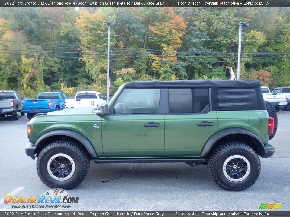 2022 Ford Bronco Black Diamond 4x4 4-Door Eruption Green Metallic / Dark Space Gray Photo #6