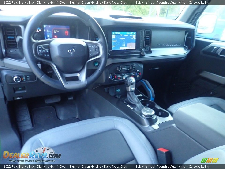 Dark Space Gray Interior - 2022 Ford Bronco Black Diamond 4x4 4-Door Photo #18