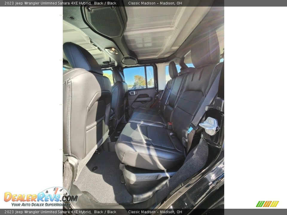 2023 Jeep Wrangler Unlimited Sahara 4XE Hybrid Black / Black Photo #3