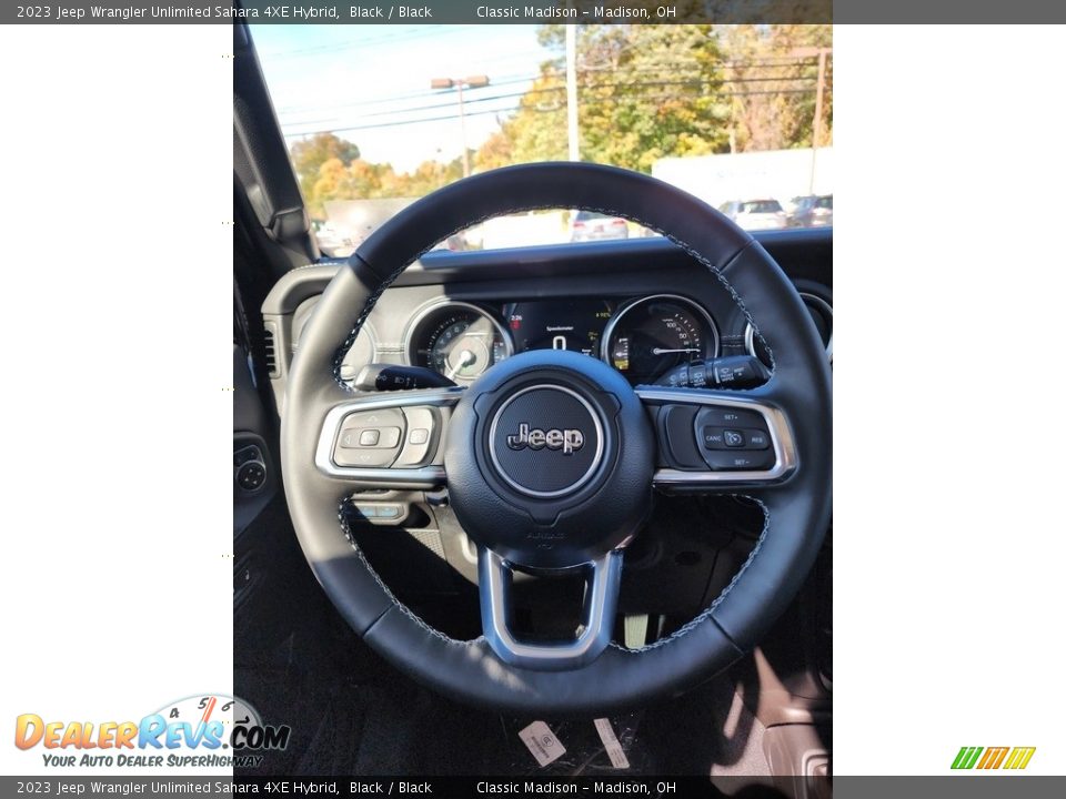 2023 Jeep Wrangler Unlimited Sahara 4XE Hybrid Black / Black Photo #5