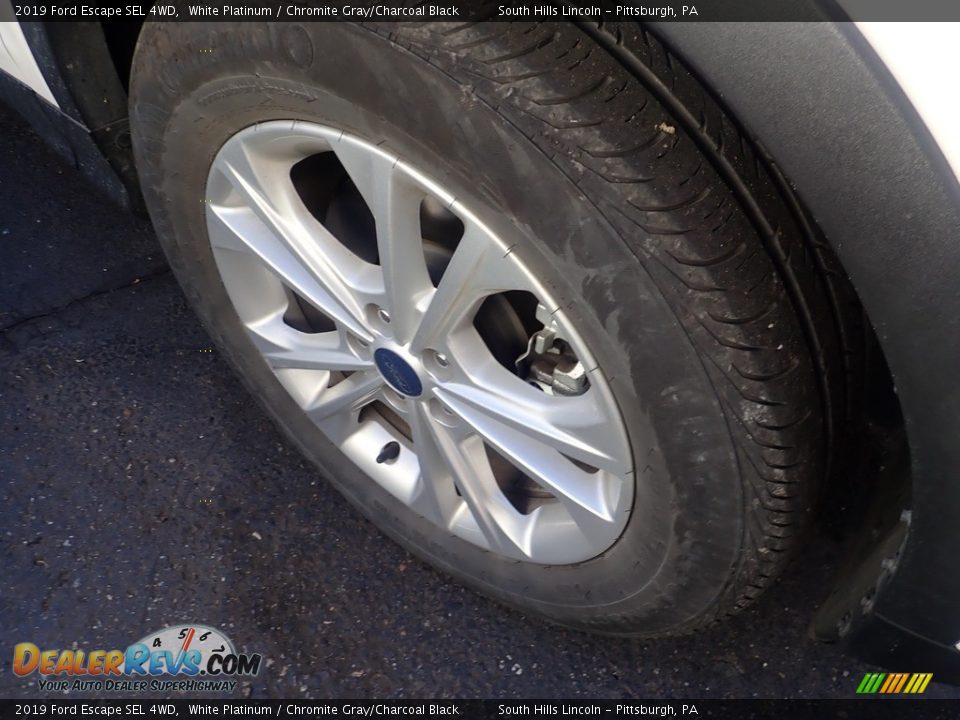 2019 Ford Escape SEL 4WD White Platinum / Chromite Gray/Charcoal Black Photo #5