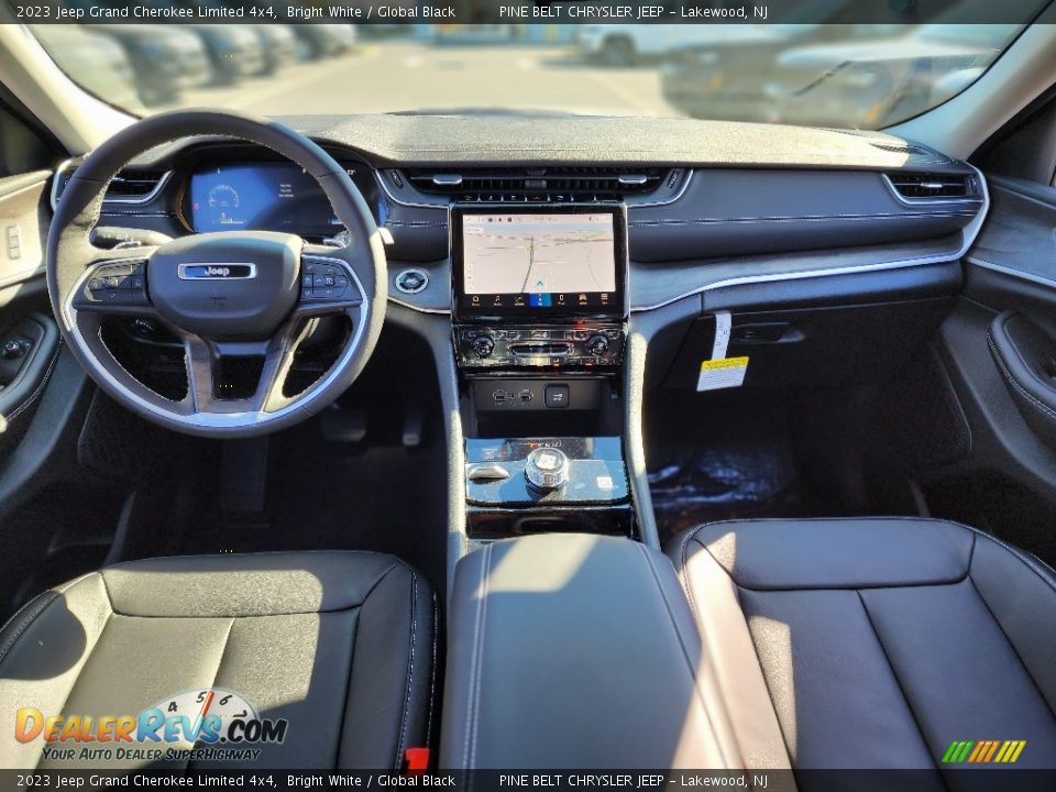 2023 Jeep Grand Cherokee Limited 4x4 Bright White / Global Black Photo #7