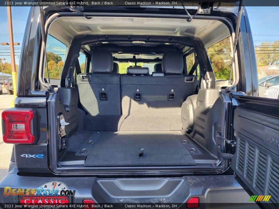 2023 Jeep Wrangler Unlimited Sahara 4XE Hybrid Black / Black Photo #11