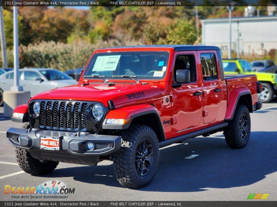 2023 Jeep Gladiator Willys 4x4 Firecracker Red / Black Photo #1