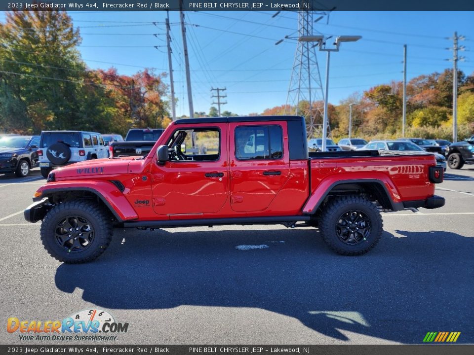 Firecracker Red 2023 Jeep Gladiator Willys 4x4 Photo #3