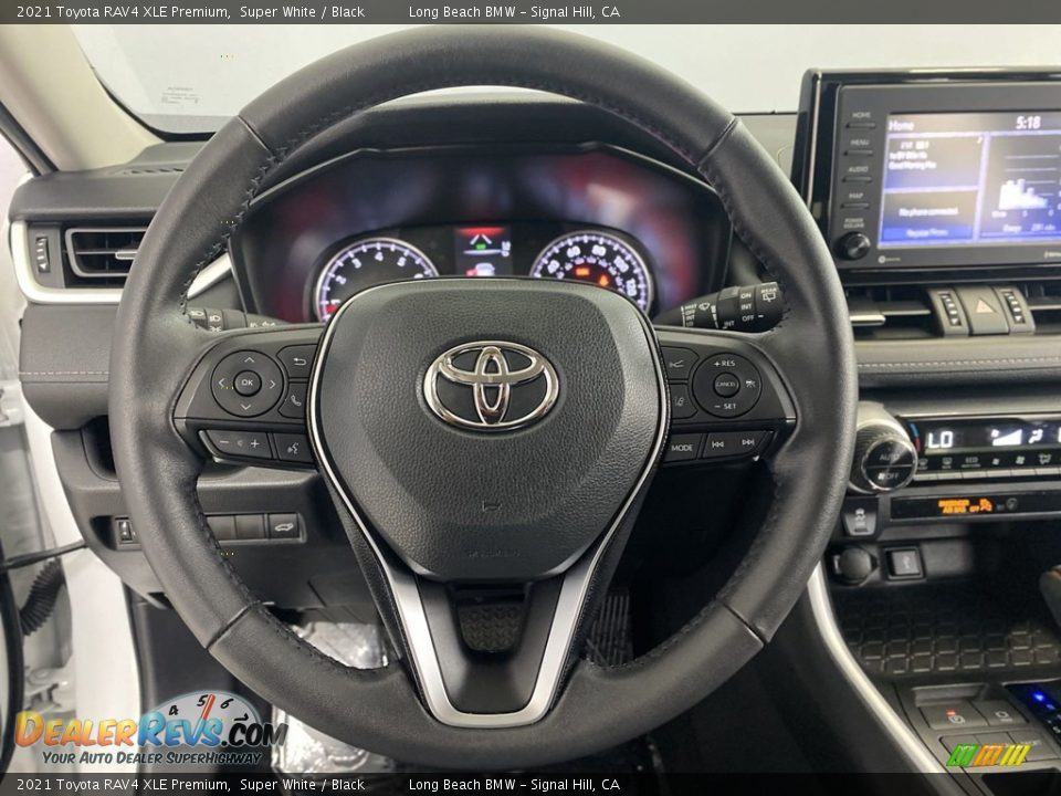 2021 Toyota RAV4 XLE Premium Super White / Black Photo #17